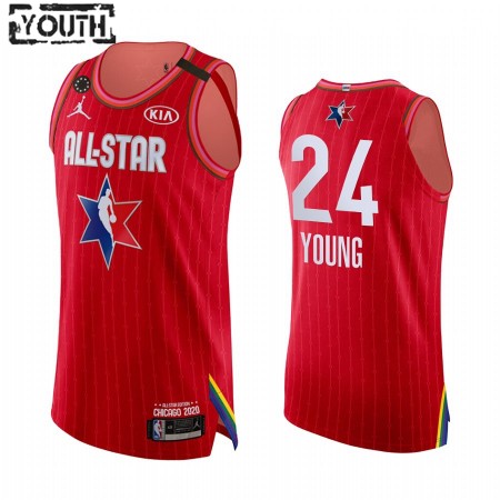 Dres NBA Atlanta Hawks Trae Young 24 2020 All-Star Jordan Brand Kobe Forever Crvena Swingman - Dječji